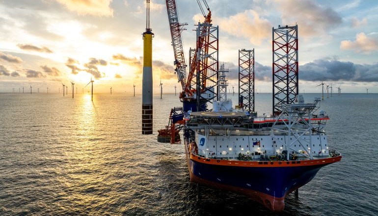 RWE finishes Nordseecluster A foundation installation