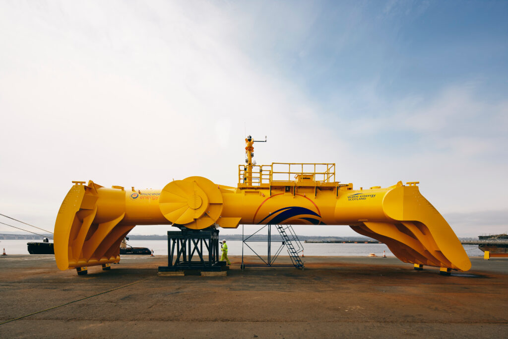 Mocean unveils wave energy prototype for Orkney trials