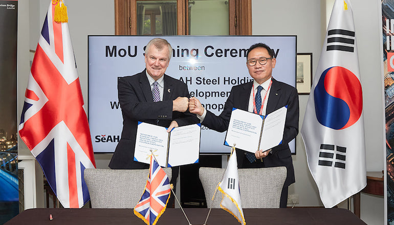 BEIS signs deal with Korean firm for UK monopile factory BEIS signs deal with Korean firm for UK monopile factory