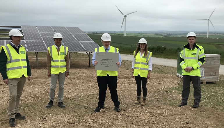 Johnson visits Cornish solar site ahead of G7 Johnson visits Cornish solar site ahead of G7