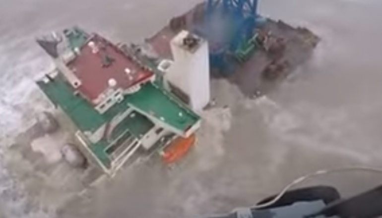 Fourth crew member rescued after Chinese ship sinks