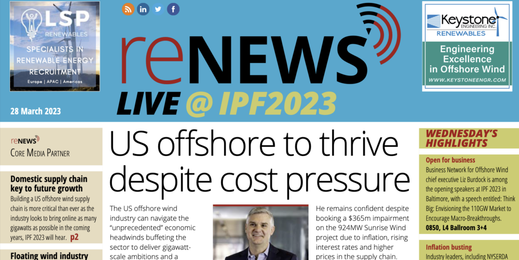 IPF 2023: US offshore to thrive despite cost pressure