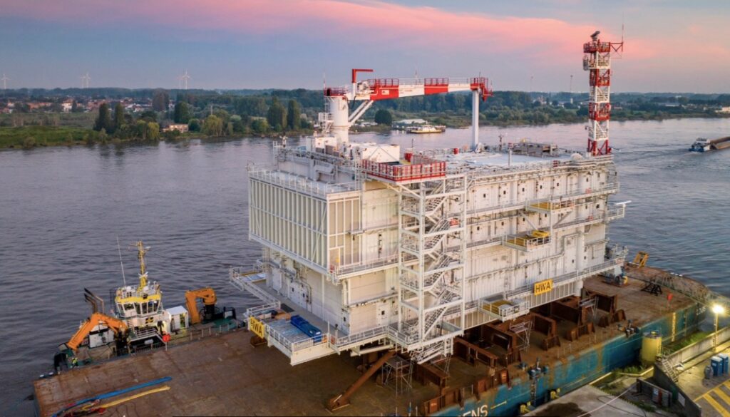 TenneT's Hollandse Kust (west Alpha) substation topside