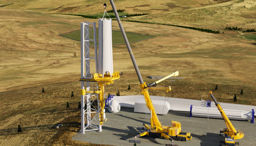 SENSEWind to demo 6MW self-erecting tower and turbine SENSEWind to demo 6MW self-erecting tower and turbine