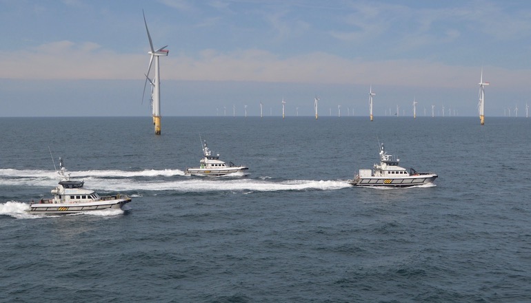 Seacat welcomes new recruits Seacat trio prowl Sheringham Shoal