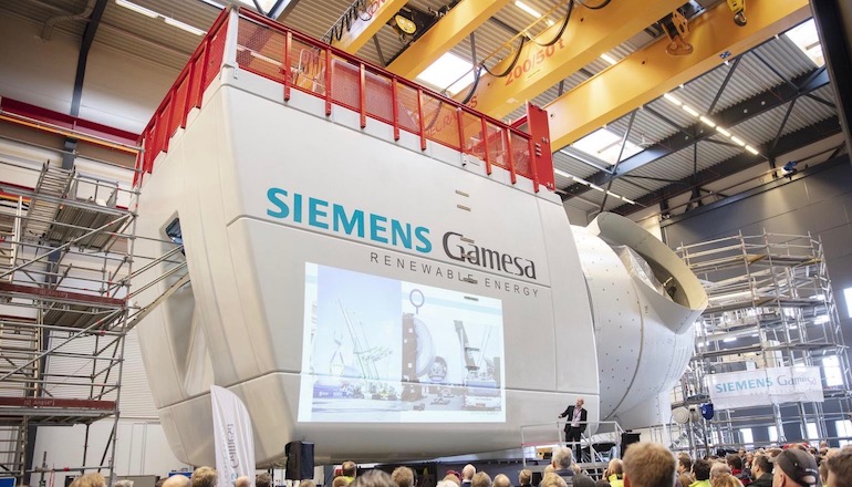 Siemens Gamesa unveils 10MW nacelle