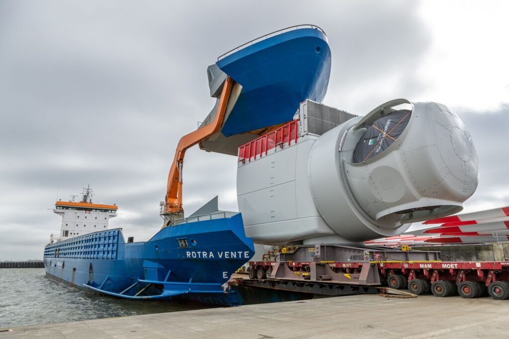 Nacelles loaded for Moray West