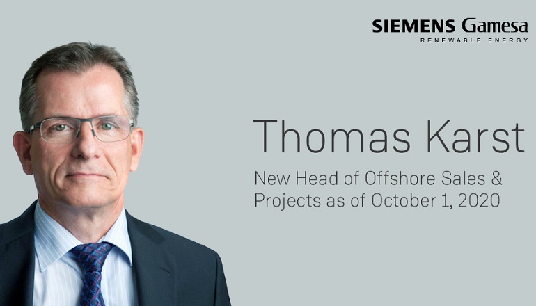 Siemens Gamesa appoints offshore sales chief Siemens Gamesa appoints offshore sales chief