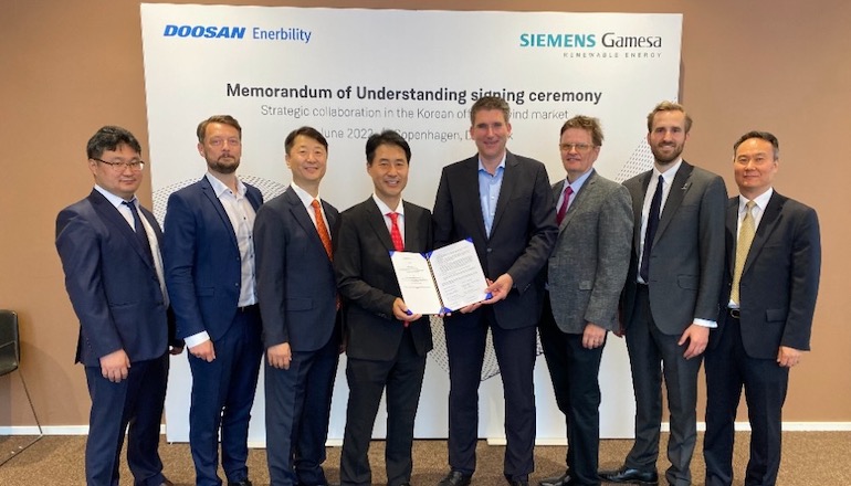 Siemens Gamesa, Doosan forge Korean offshore pact Siemens Gamesa