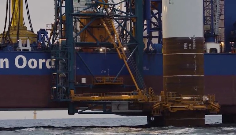 WATCH: Van Oord installs first submerged slip joint WATCH: Van Oord installs first submerged slip joint