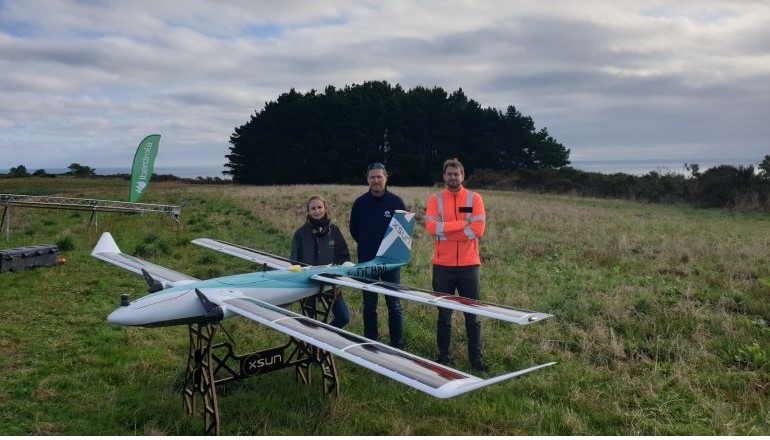 Solar-powered drone to monitor offshore wildlife Solar-powered drone to monitor offshore wildlife