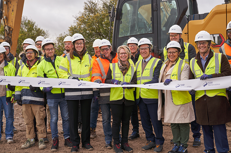 SSE breaks ground at French wind farm