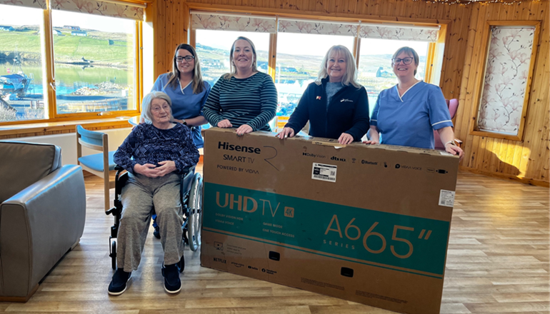 Vestas donates items from Shetland stay to locals Vestas donates items from Shetland stay to locals