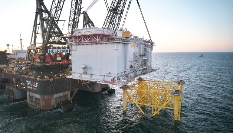 First HVDC platform lands at Dogger Bank First HVDC platform lands at Dogger Bank
