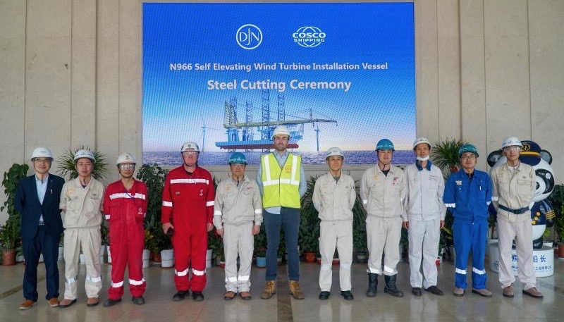 Kongsberg Maritime signs €28m vessel deal with Cosco Shipping First steel cut for Jan De Nul jack-up Voltaire