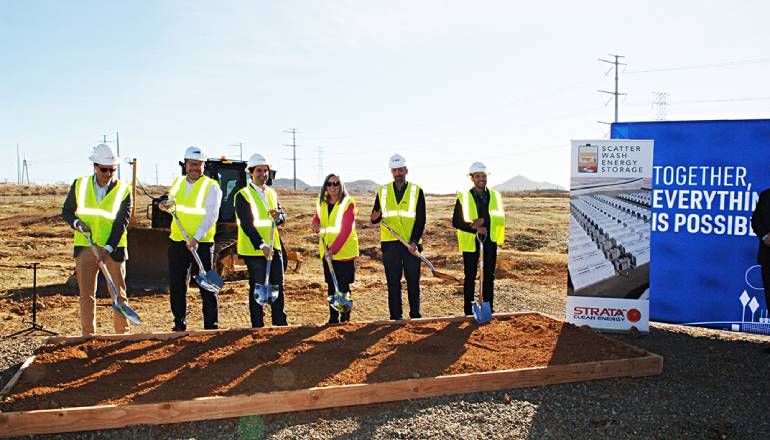 Strata breaks ground on Arizona battery Strata breaks ground on Arizona battery