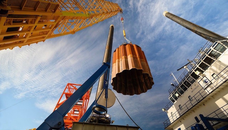 Suction bucket completes offshore trial Suction bucket completes offshore trial