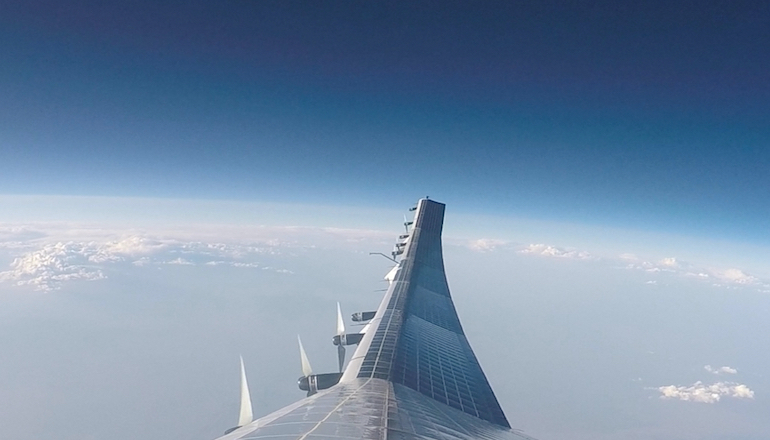Solar aircraft hits the stratosphere