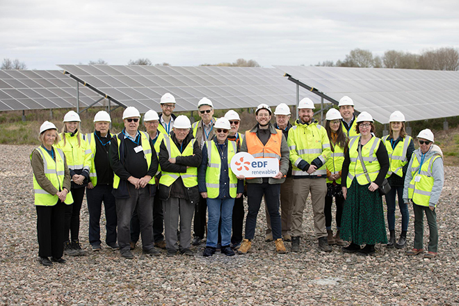 EDF marks launch of 50MW Sutton Bridge solar farm