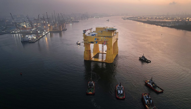 DolWin5 platform sets sail for Europe DolWin5 platform sets sail for Europe