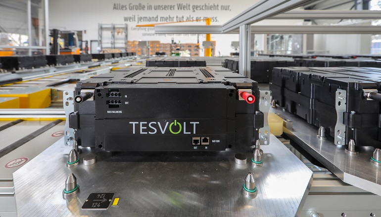German storage factory swings into production Germans developing battery storage 'gigafactory'