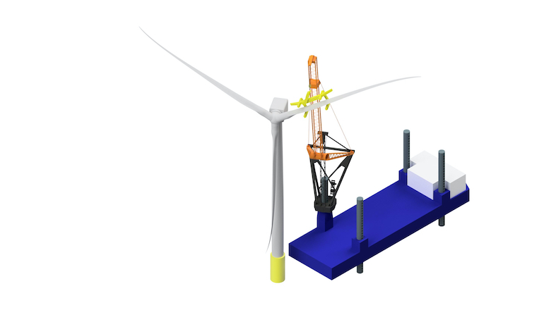 Dutch company unveils next-gen offshore crane