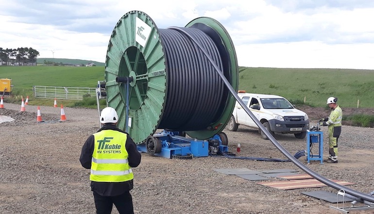 Moray East starts onshore wiring Moray East starts onshore wiring
