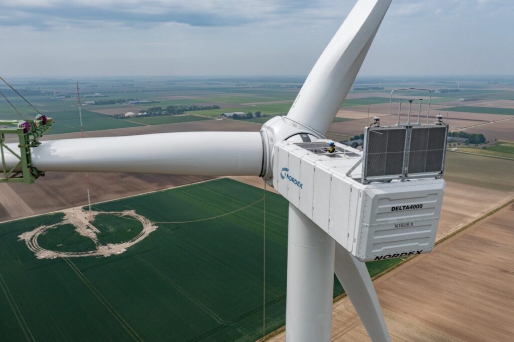 Nordex installs world’s first N163/6.X turbine Nordex installs world's first N163/6.X turbine