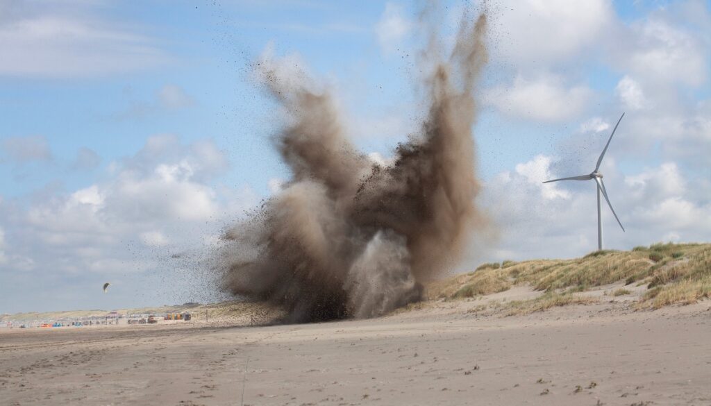TenneT makes explosive find on HKZ cable route TenneT makes explosive find on HKZ cable route