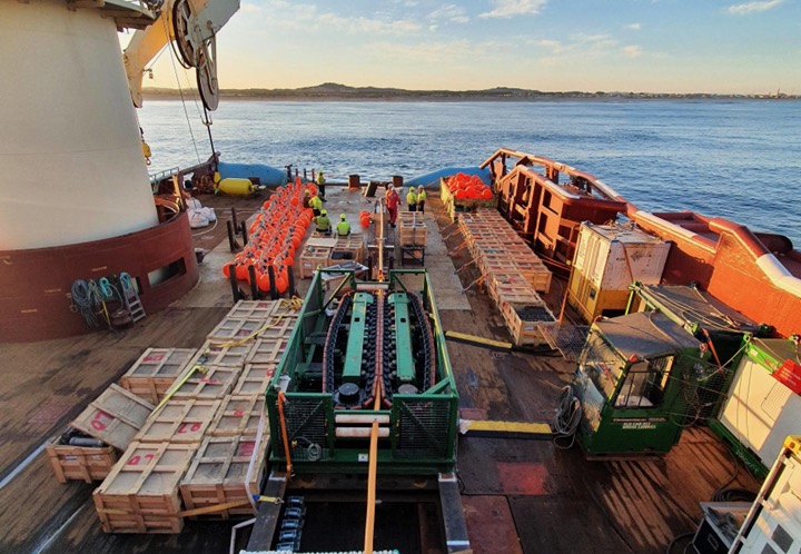 CorPower lays cables for Portuguese wave project CorPower lays cables for Portuguese wave project