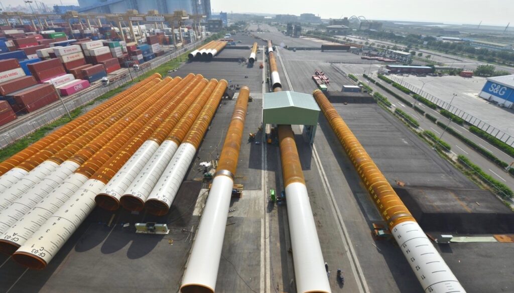 Pin piles completed for 600MW Taiwanese project Pin piles completed for 600MW Taiwanese project