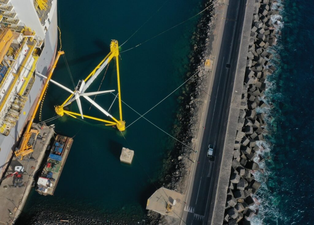 X1 Wind completes Spanish floater assembly