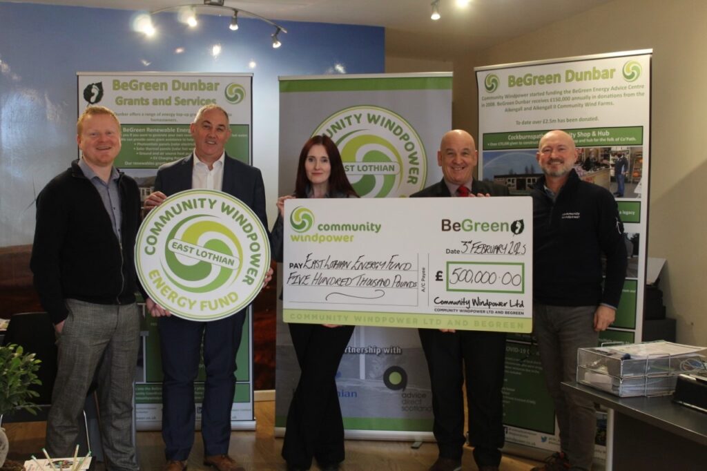 Community Windpower subsidises Scottish energy bills Community Windpower subsidises Scottish energy bills