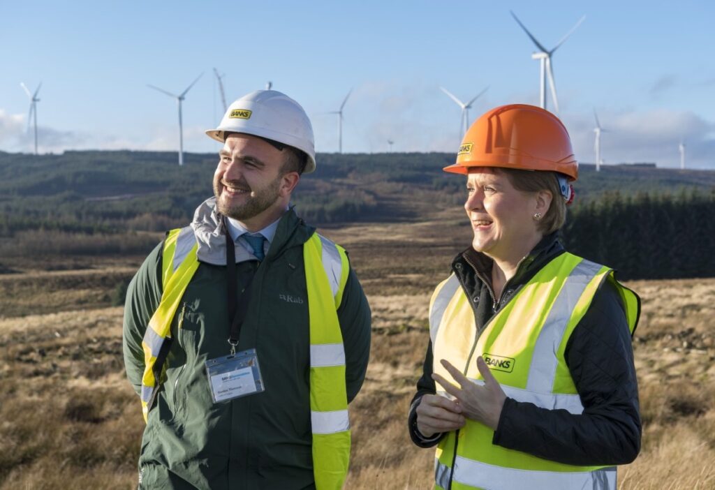 Banks connects UK's 'tallest turbines' to the grid