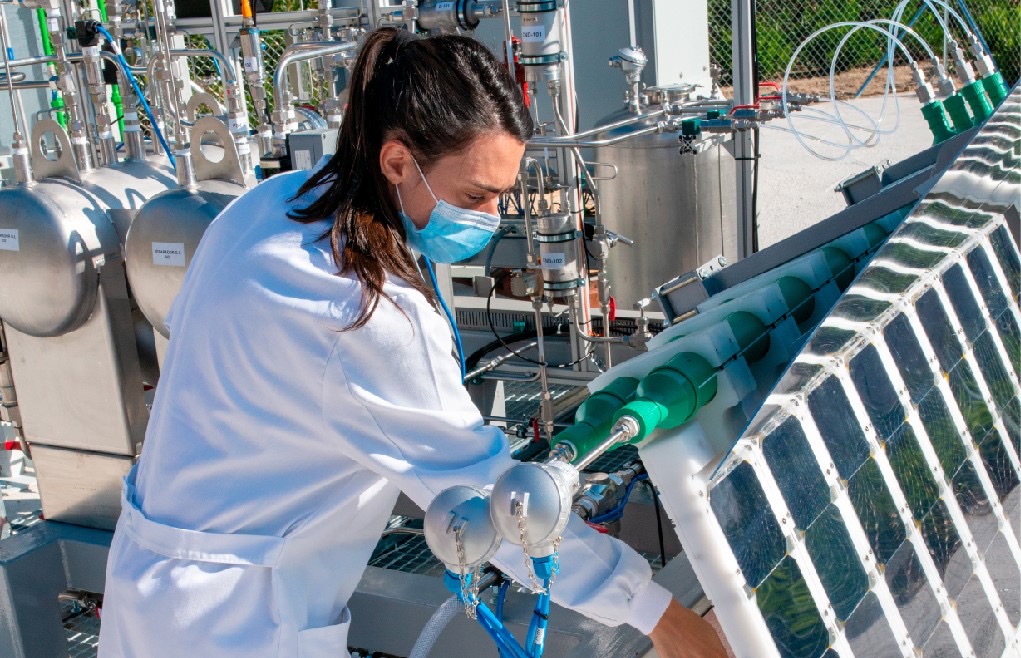 Spaniards produce green hydrogen from solar Spaniards produce green hydrogen from solar