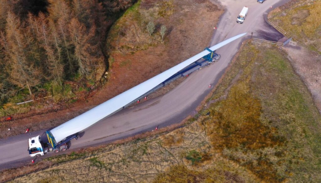 Collett has completed the delivery of 13 Nordex N133 turbines
