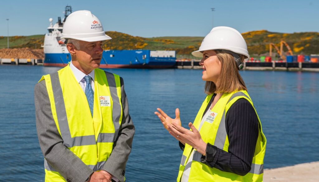 Aberdeen shares floater hub plans Aberdeen shares floater hub plans