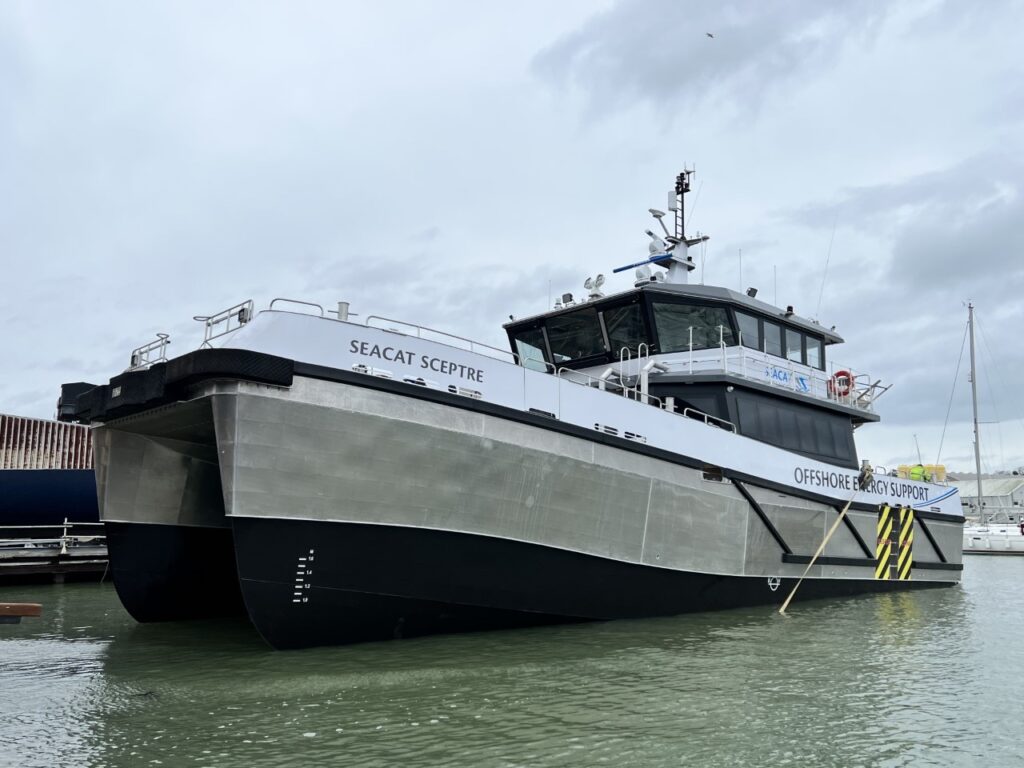 Chartwell launches hydrofoil offshore support vessel