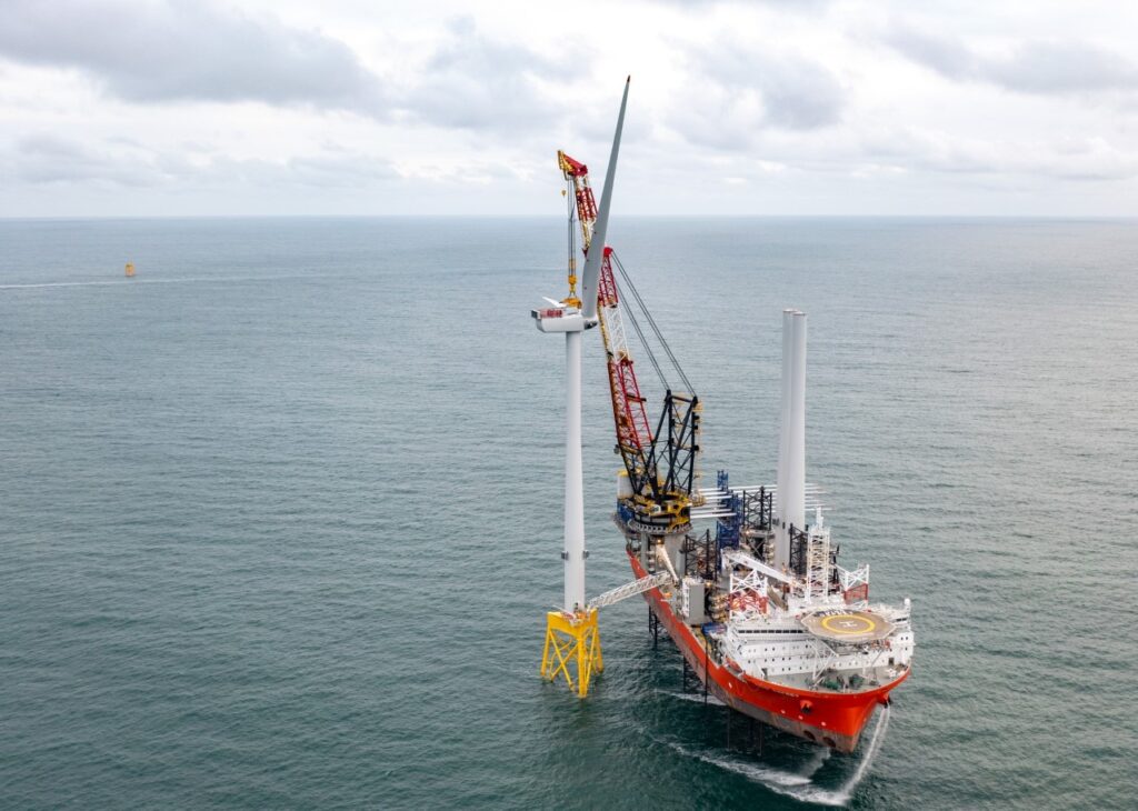 SSE, TotalEnergies install first turbine at Seagreen SSE