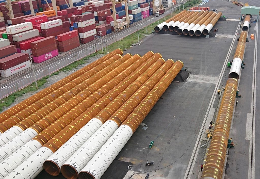 CTCI Machinery Corporation has completed the manufacture and acceptance of second batch of pin piles for the 600MW