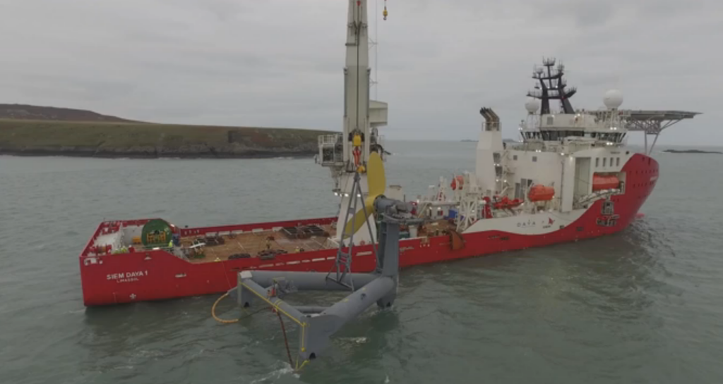 Tidal Energy deploys Deltastream
