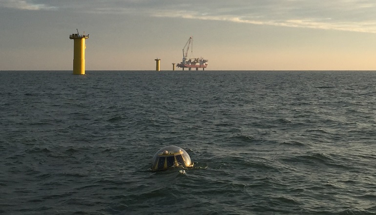 Partrac buoys demark Triton Knoll site