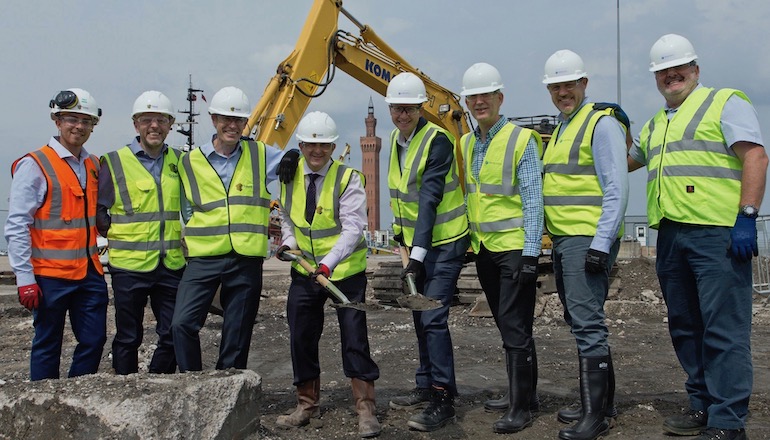 Triton Knoll digs Grimsby O&M base Triton Knoll digs Grimsby O&M base