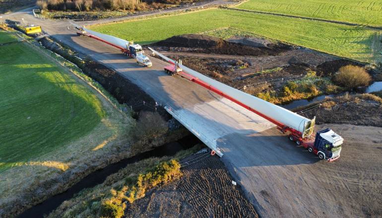 First turbines delivered to Yellow River project First turbines delivered to Yellow River project