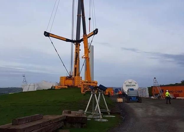 Windhoist raises Teevurcher Windhoist raises Teevurcher