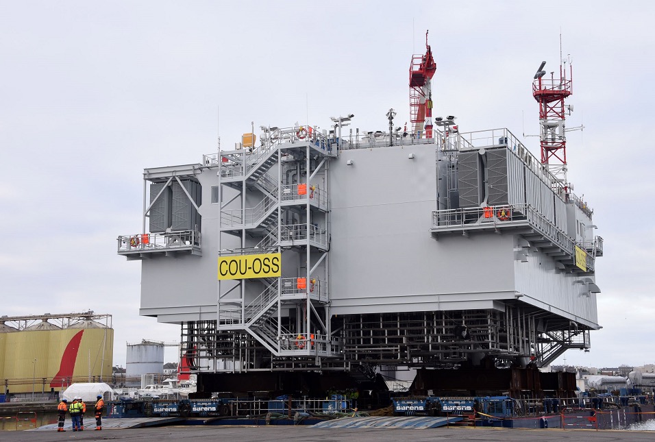 Calvados substation leaves Saint-Nazaire Calvados substation leaves Saint-Nazaire