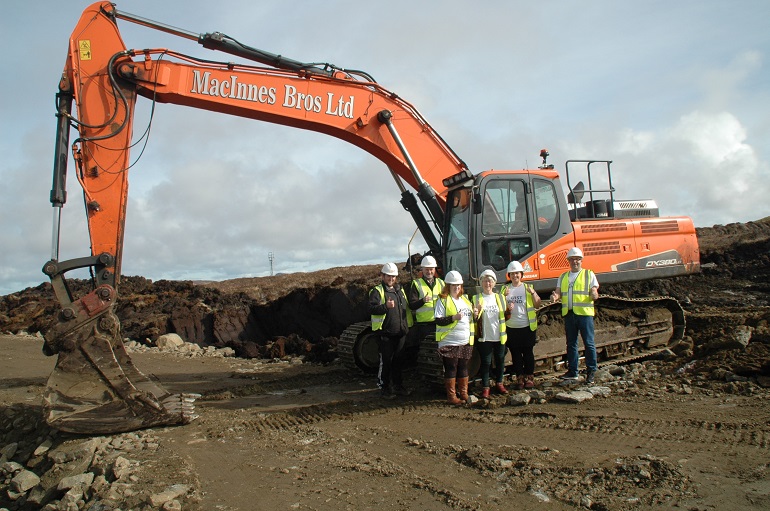 Scots island community wind build underway Scots island community wind build underway
