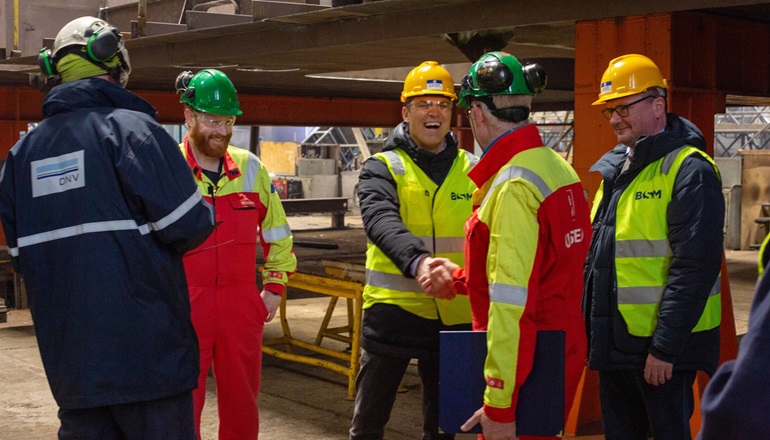 Ulstein toasts progress of CSOV duo Ulstein toasts progress of CSOV duo