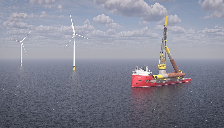 Ulstein unveils monopile solution for vessels