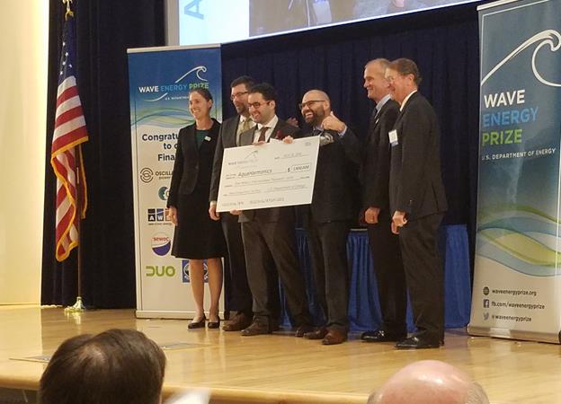 AquaHarmonics wins wave prize